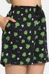 Rosaline Bon Appetit Knit Cotton Shorts Set - Black Beauty — thumbnail 6